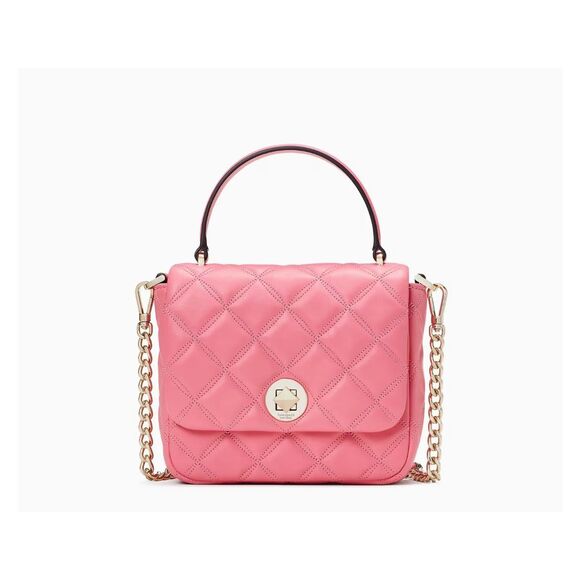 Kate Spade Natalia barbie pink Square Crossbody $360 new m11 - Picture 6 of 8